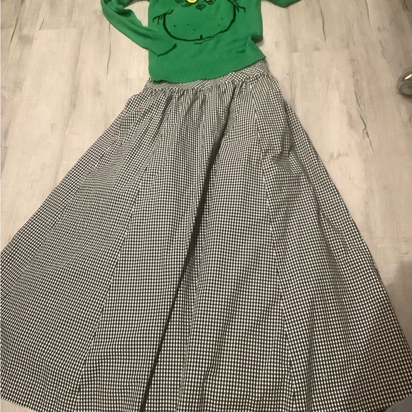 NWT J. Crew Ball Maxi Black White Gingham Tulle Skirt sz 6 - Picture 5 of 5